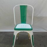 Four old Tolix Model A chairs