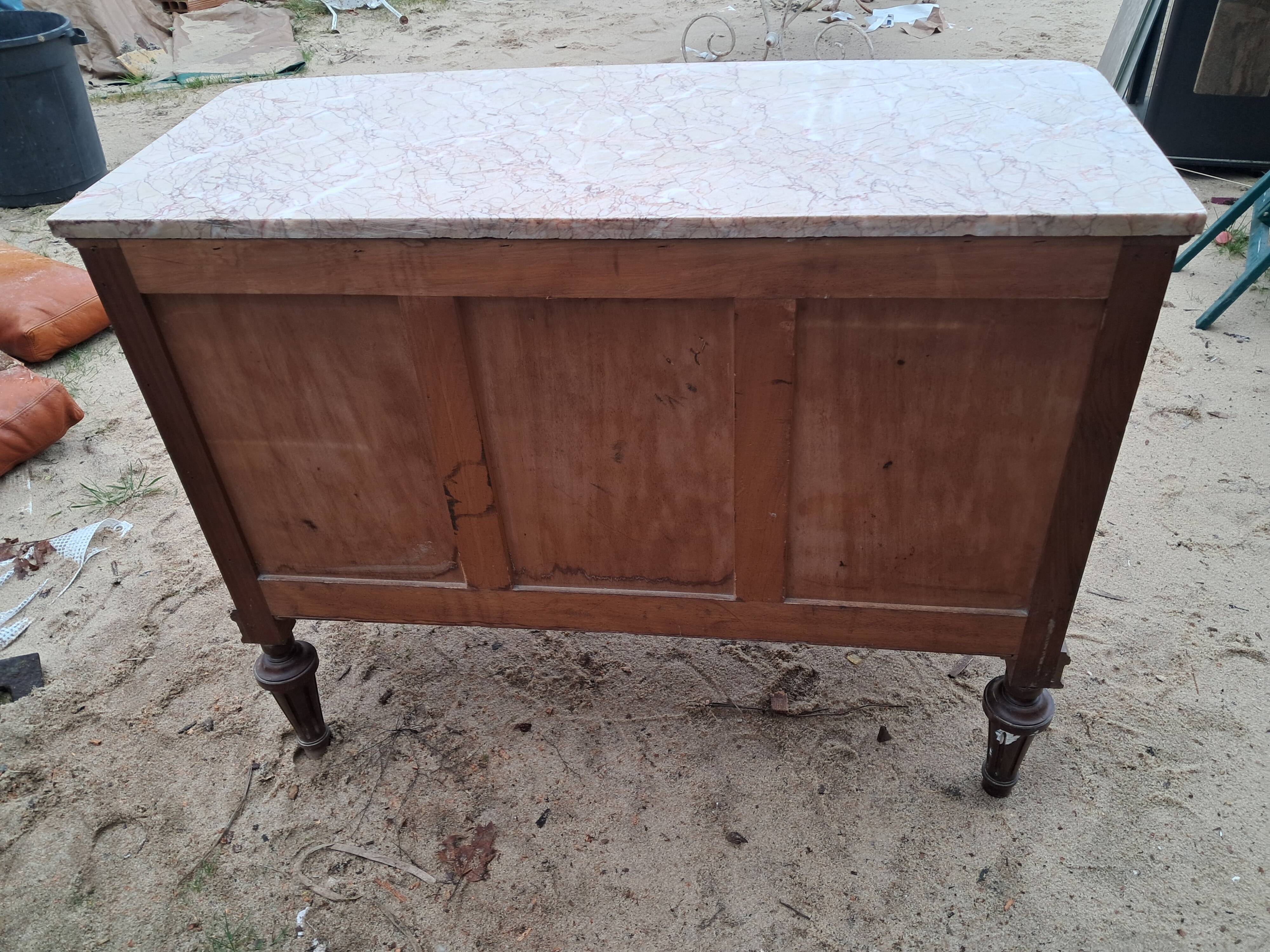 Louis XVI style chest of drawers