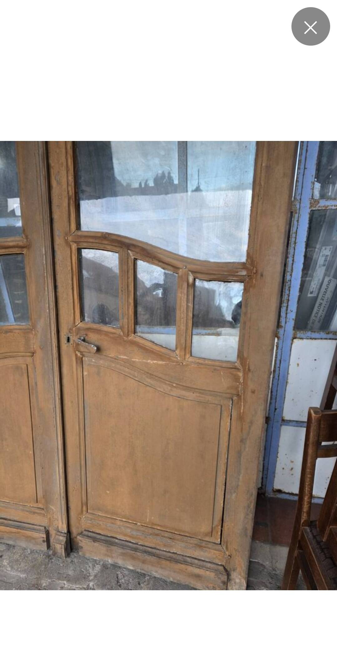 Pair of old Art Nouveau doors