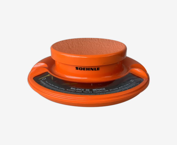 Balance de cuisine orange space age Soehnle Germany