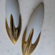 Paire d' appliques Space Age 70'