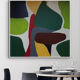 Green paint square format