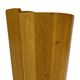 Vintage umbrella holder in oak basket storage design of the 1960s minimalist design