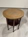 Table à six pieds de style Adolf Loos avec plaque en cuivre