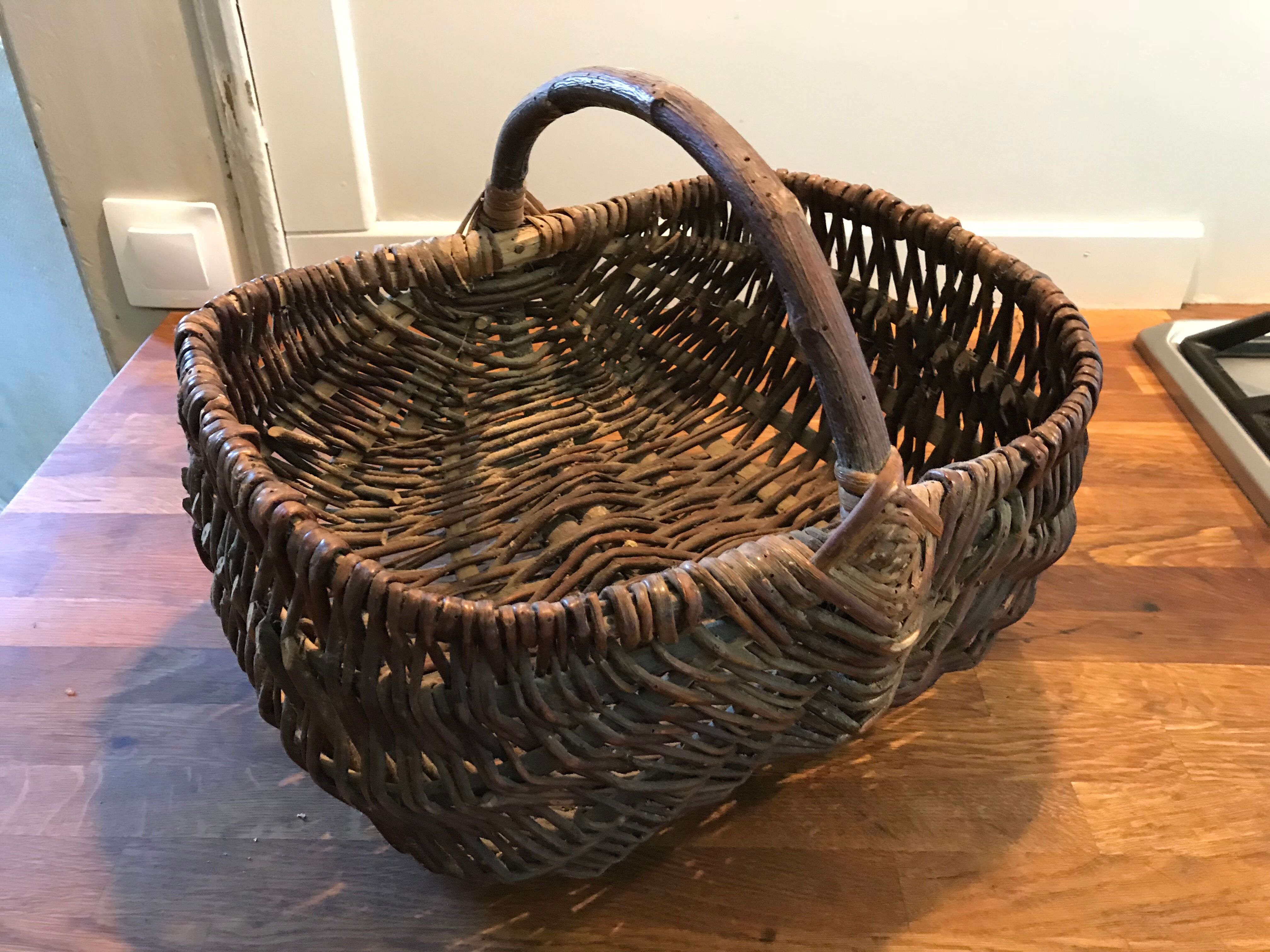 Old wicker basket
