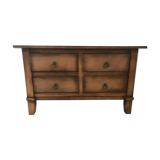 Furniture with drawer signed by Louis Drimmer
