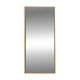 Large Vintage seventies Ibiza style rectangular mirror with bamboo frame