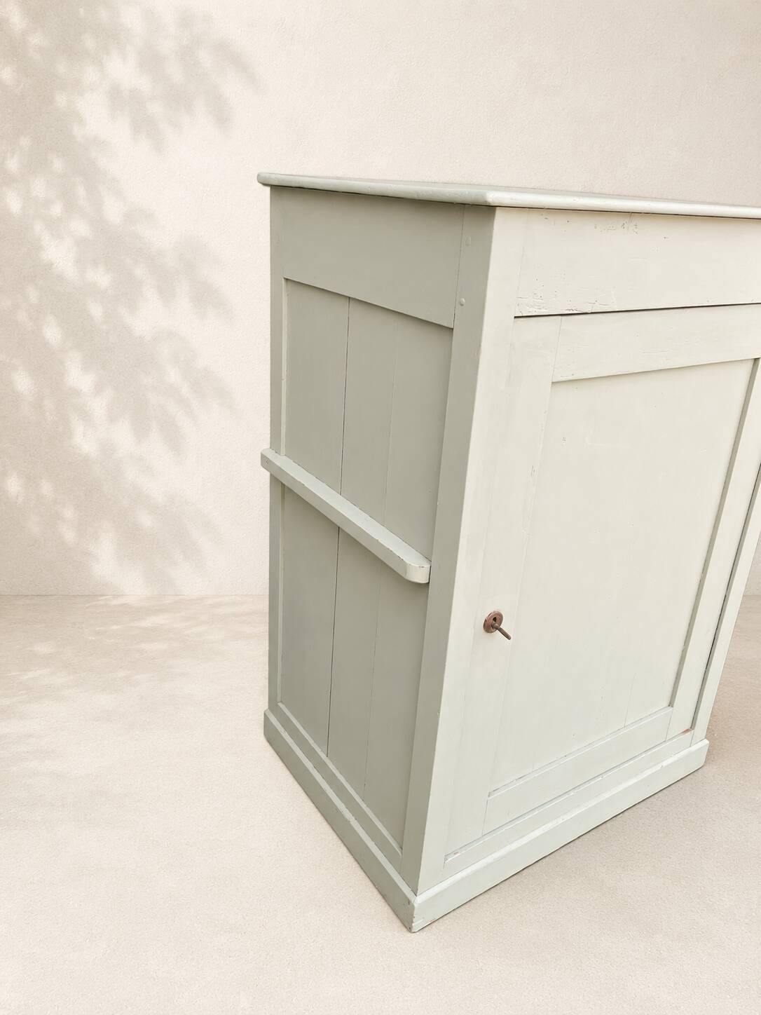 Antique children's wardrobe, patinated – 19th century – 116 × 85 × 57 cm