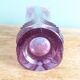 Violet mauve cut crystal soliflore vase, Cristal d’Arques
