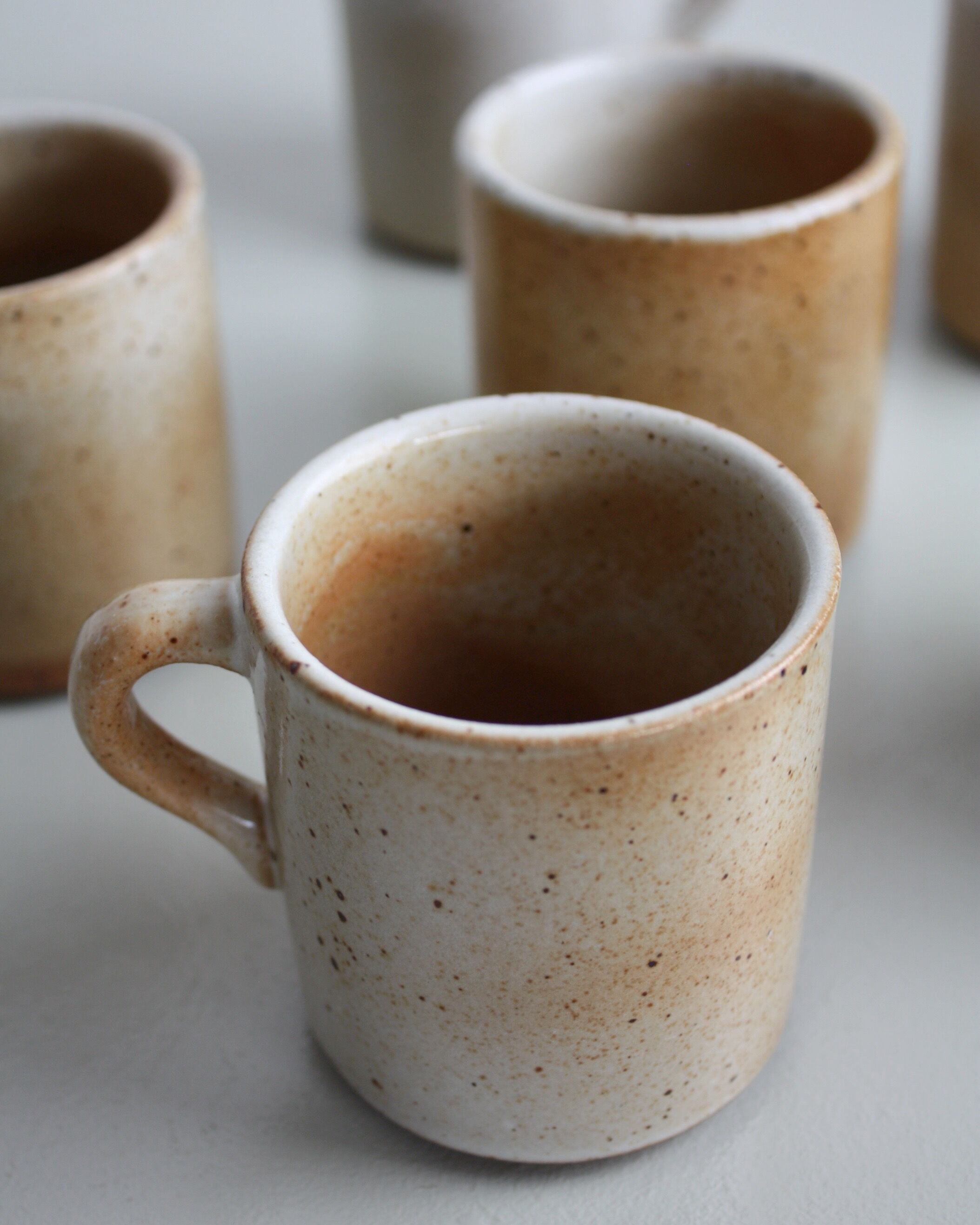 Set of 6 cups Grès du Marais