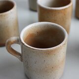 Set of 6 cups Grès du Marais