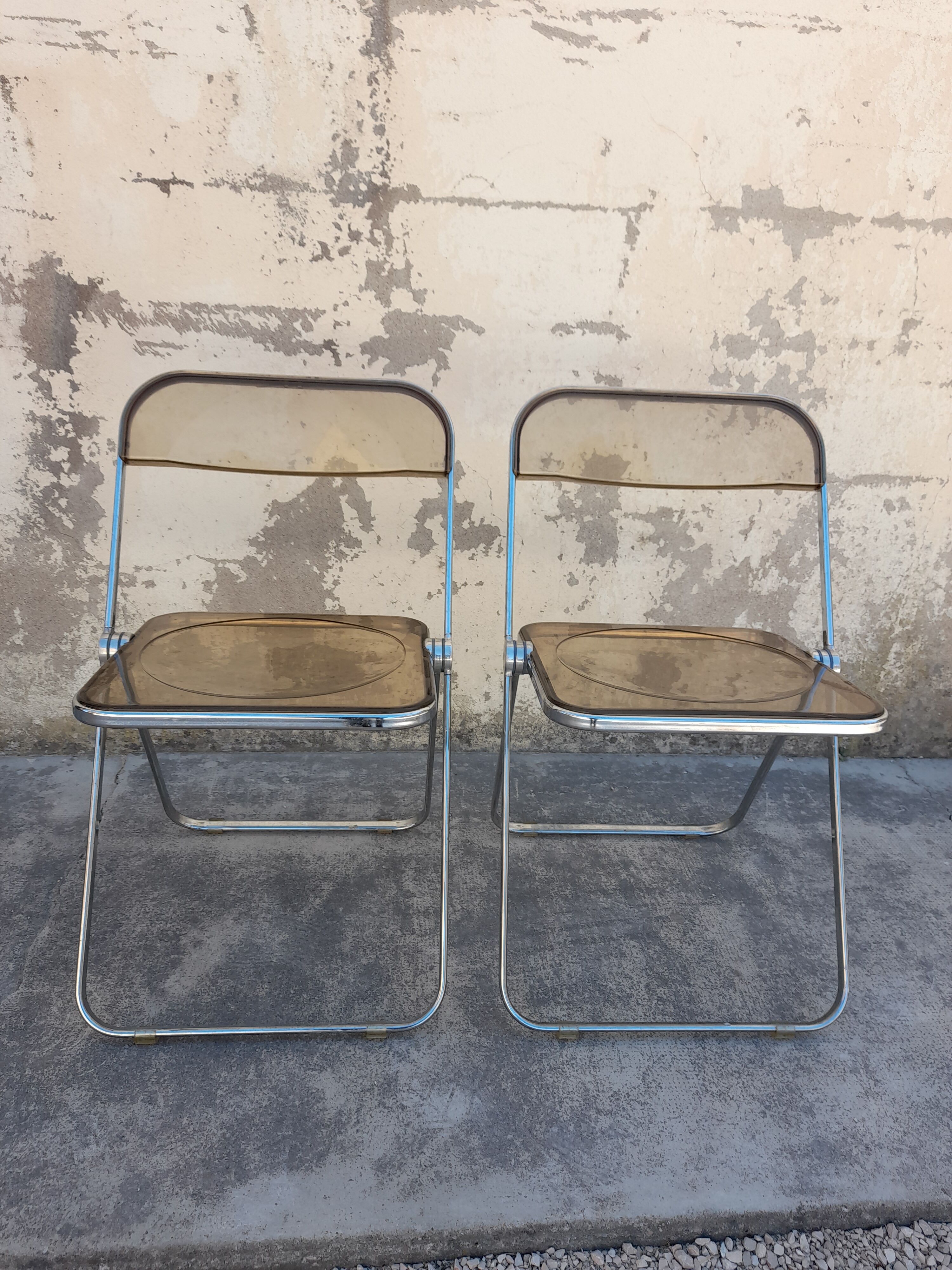 Pair of Castelli chairs signed italy Design