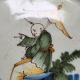 Antique Nevers faience plate