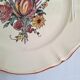 Round plate Digoin Sarreguemines Model Lorraine