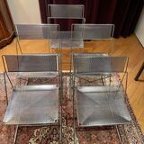 Lot de 5 Chaises by Niels Jørgen Haugesen Magis-Stoel-Nuova X-Line Omli