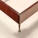 Double bed from the 1960s with bedside tables by Silvio Cavatorta.
