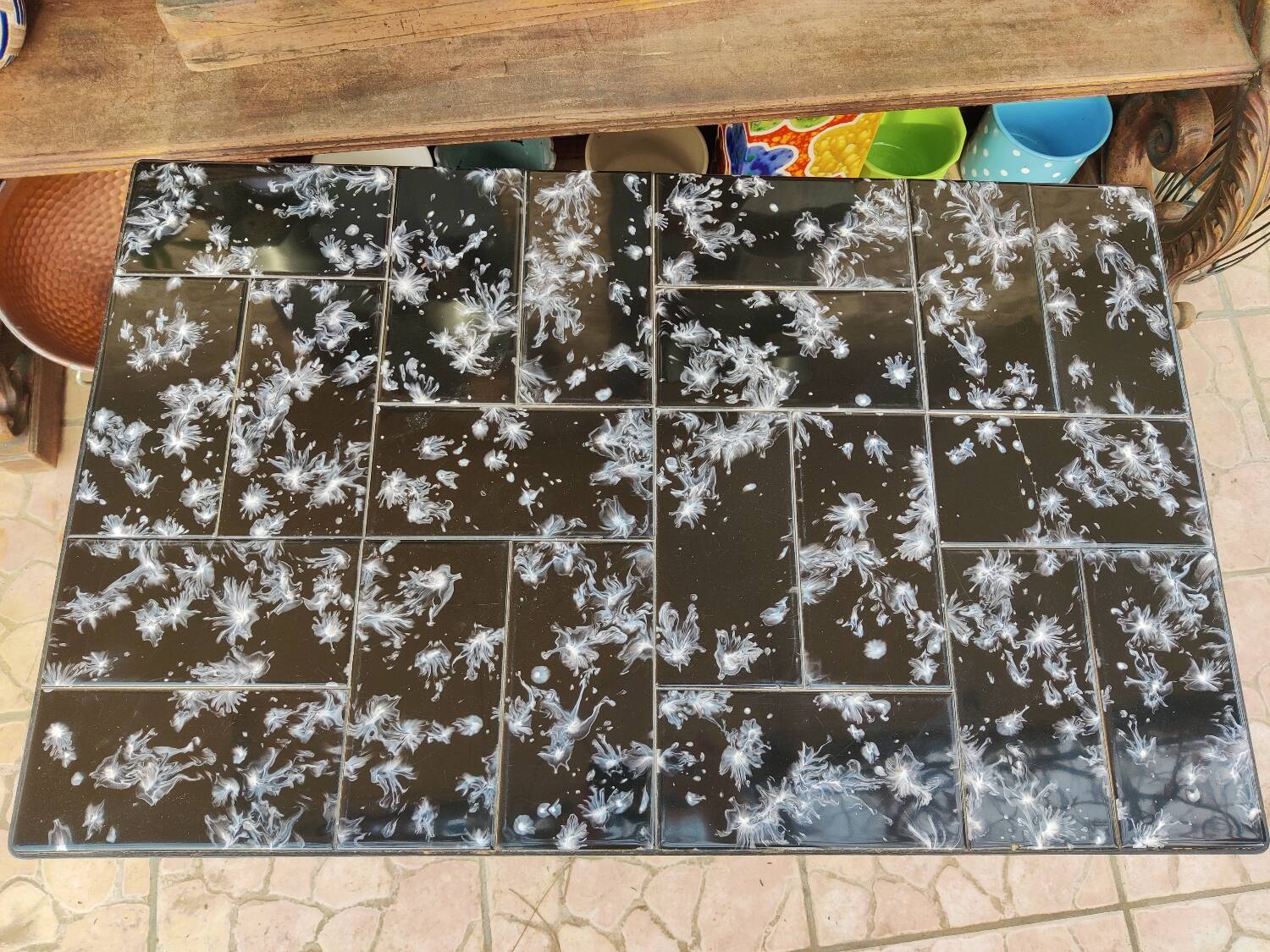 Earthenware coffee table