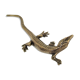 solid brass lizard gilded bronze 70s