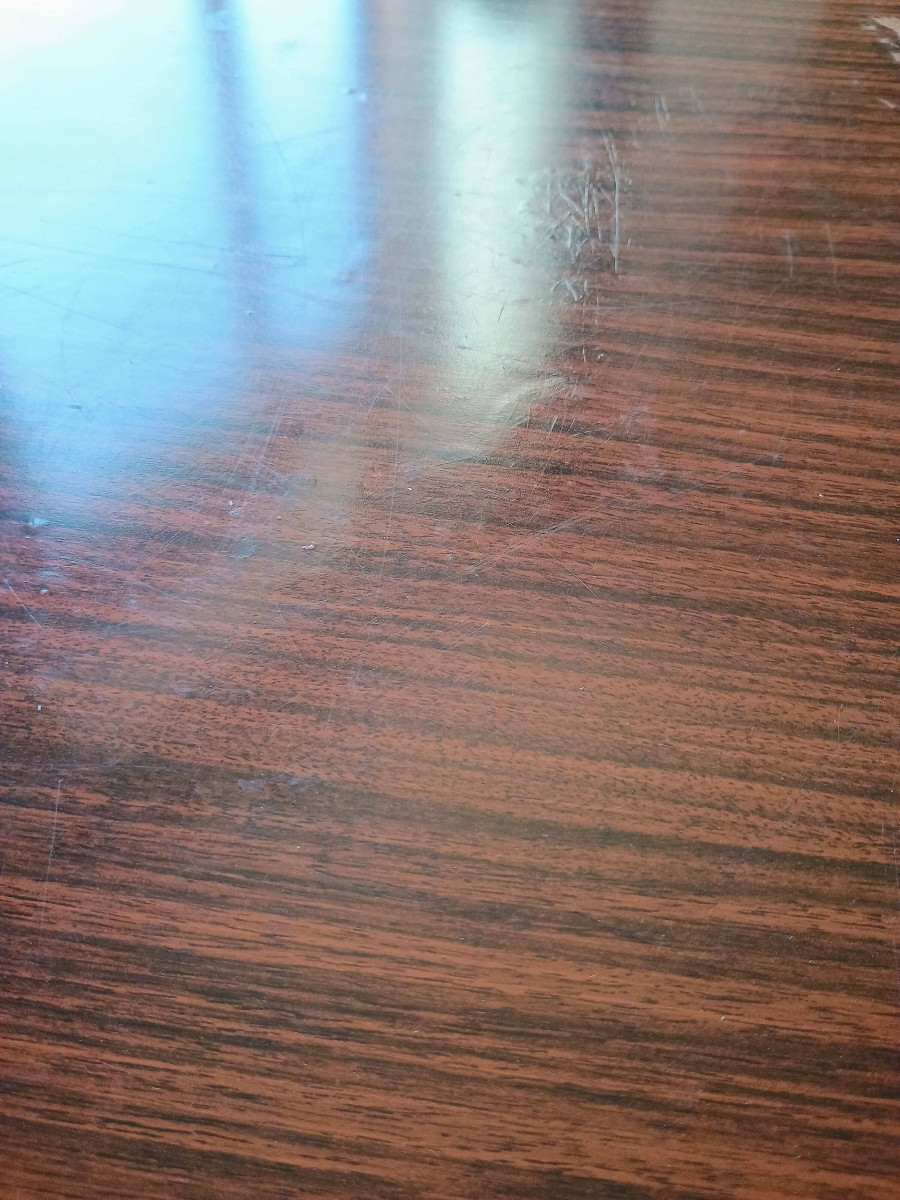 Coffee table with gold metal vinyl holder from the 70s)