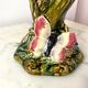 Slip vase majolica sheaves of wheat 30s vintage