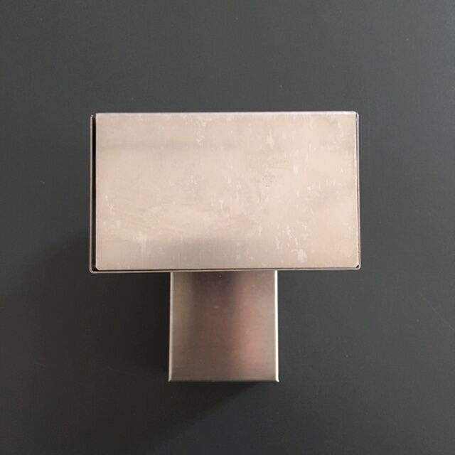 Italian stainless design sconce