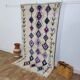 Handmade moroccan berber rug 217 x 117 cm
