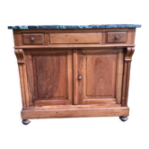 Walnut bath cabinet