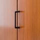 1960s walnut two-door cabinet.