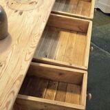 Open buffet in fir wood