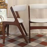 Pair of T21 Fire model chairs by Kai Kristiansen circa 1960
