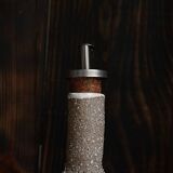 Ergonomic stoneware oil bottle