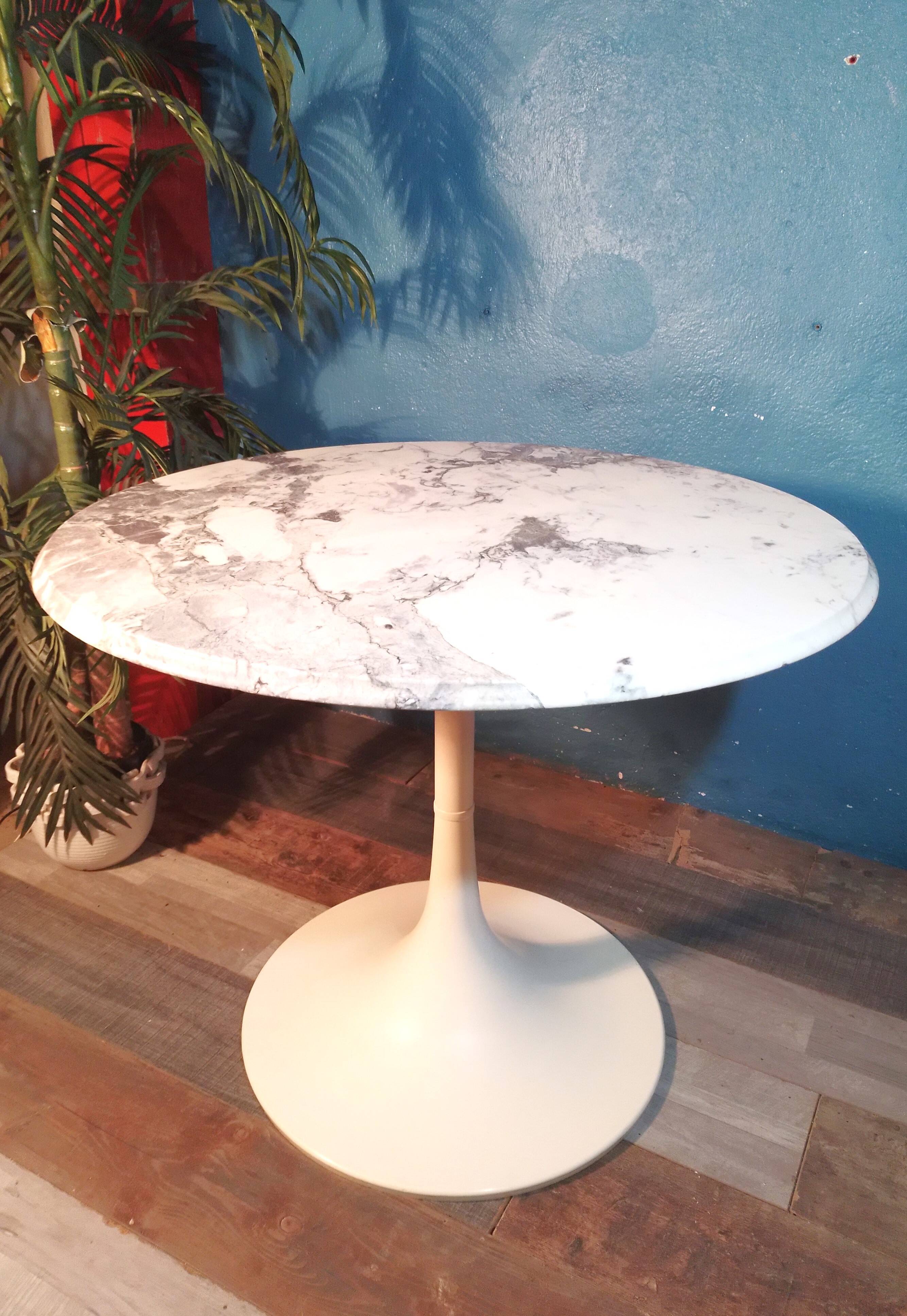 1960s marble coffee table