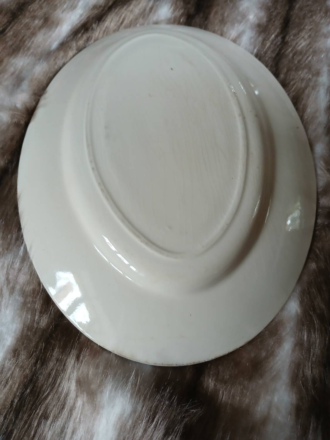 Old ironstone plate