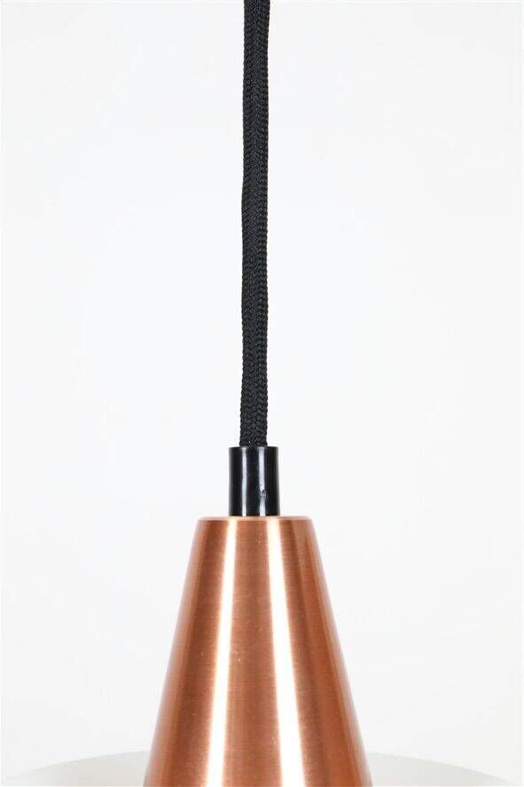 Mid-century pendant lamp / copper / aluminium / Danish modern design / 1960s / 1970s