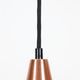 Mid-century pendant lamp / copper / aluminium / Danish modern design / 1960s / 1970s
