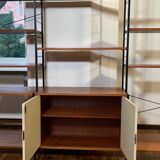 Modular vintage shelves of the 60s with box