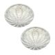 Pair of Geometric Glass Ceiling Lights from Limburg, Germany, 1970s