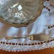 Scallop shell butter dish in silver metal made in England