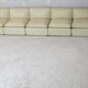 Set of 5 leather armchairs, France 80