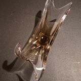 Smoked glass catchall from the seventies.