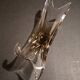 Smoked glass catchall from the seventies.