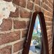 Miroir triangulaire vintage en teck