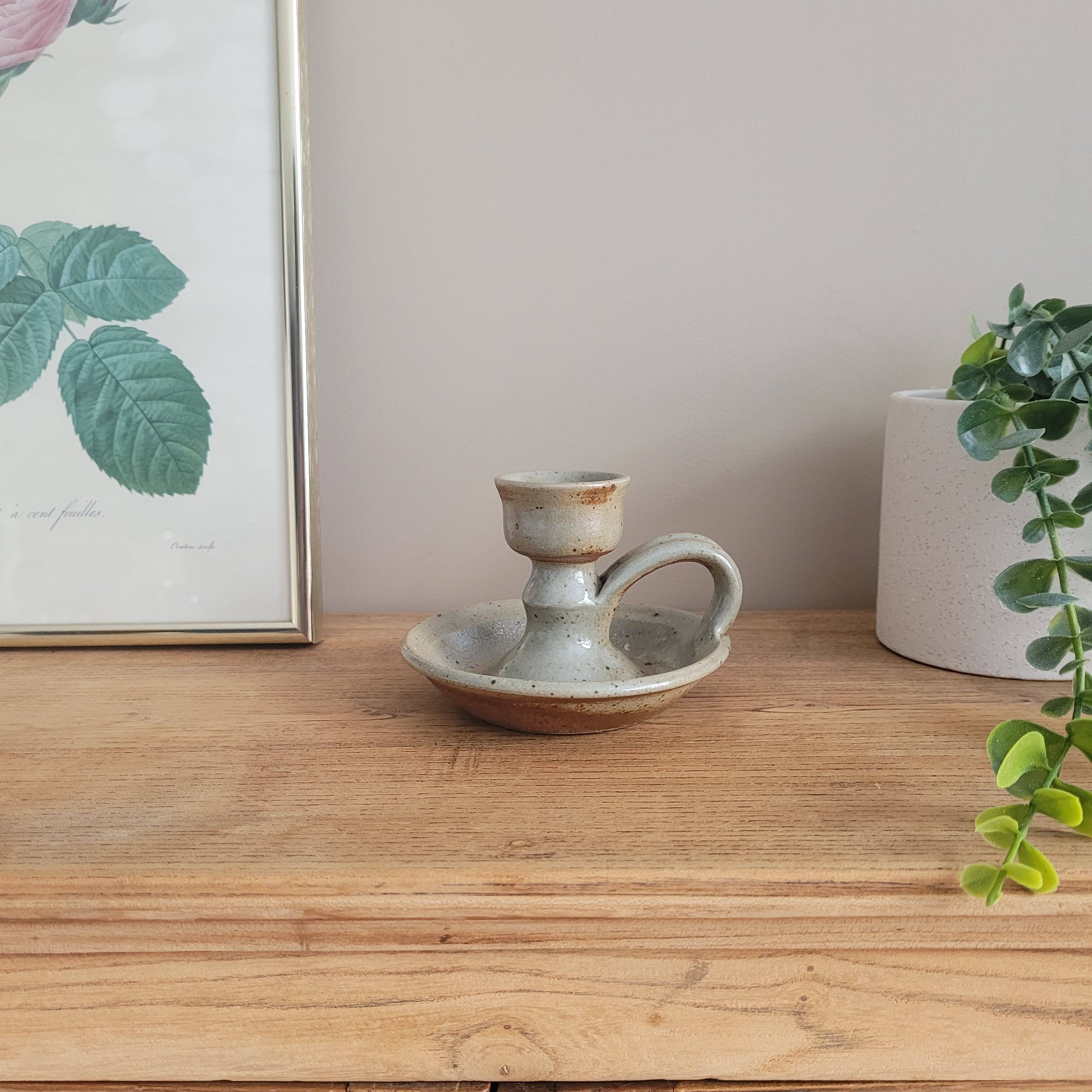 La Redoute x Selency ceramic candle holder 18 beige