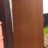 Notary furniture double filing cabinet with old curtains