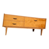 Vintage hi-fi TV cabinet with compass legs