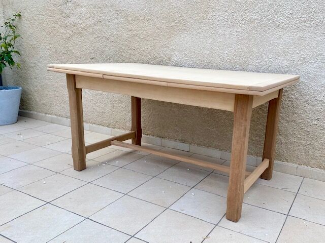 Extended farmhouse table