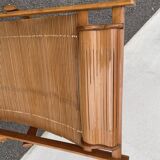 Folding bamboo lounge chair from the early 20th century