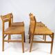 Lot de 4 chaises conçu par Børge Mogensen