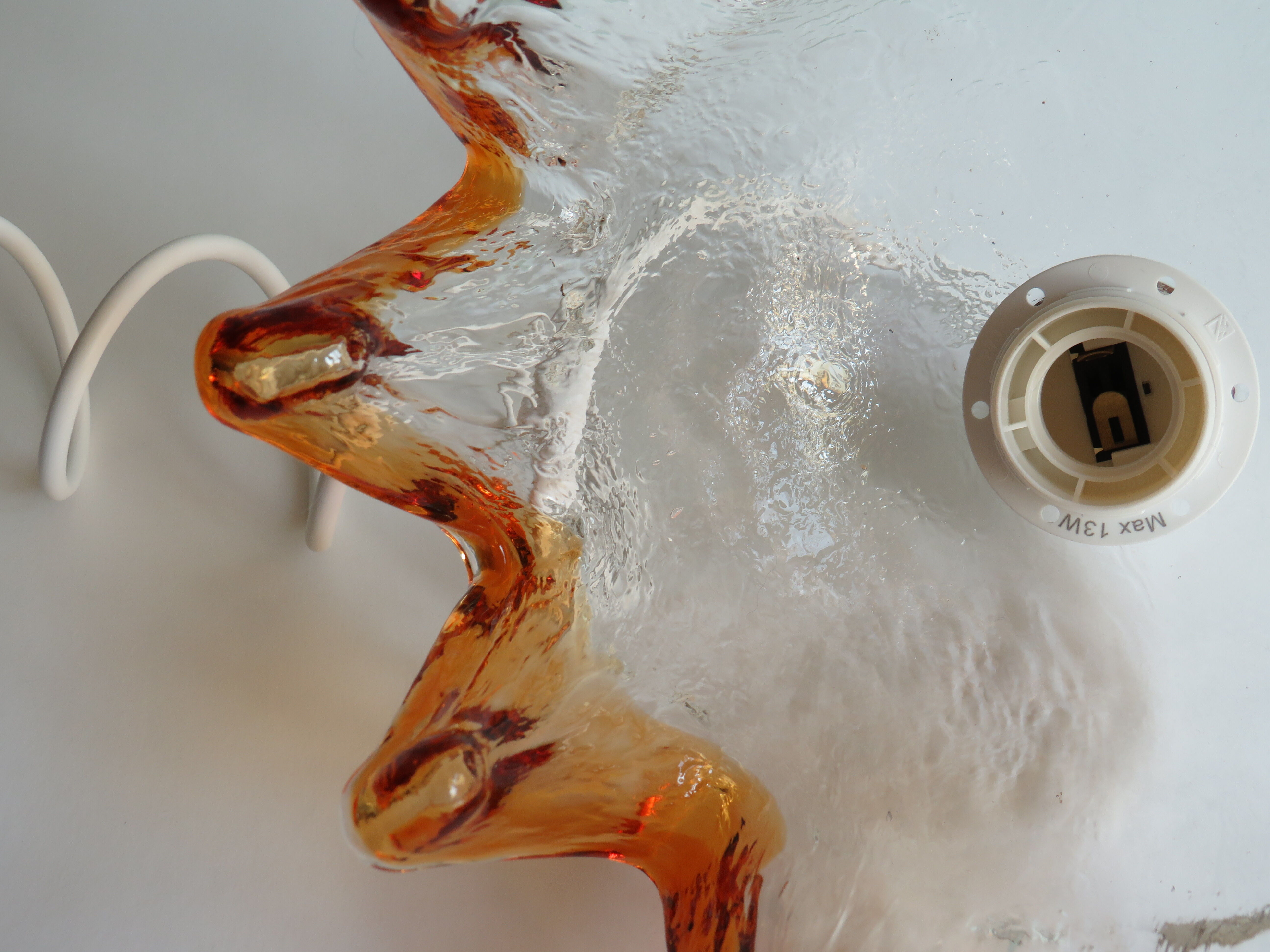 Vintage style pendant lamp AZ Mazzega 1960s