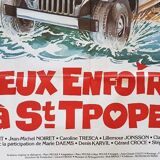 Affiche "Deux enfoirés à Saint Tropez"
